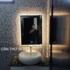 Gương treo nhà vệ sinh gắn đèn led Cần Thơ